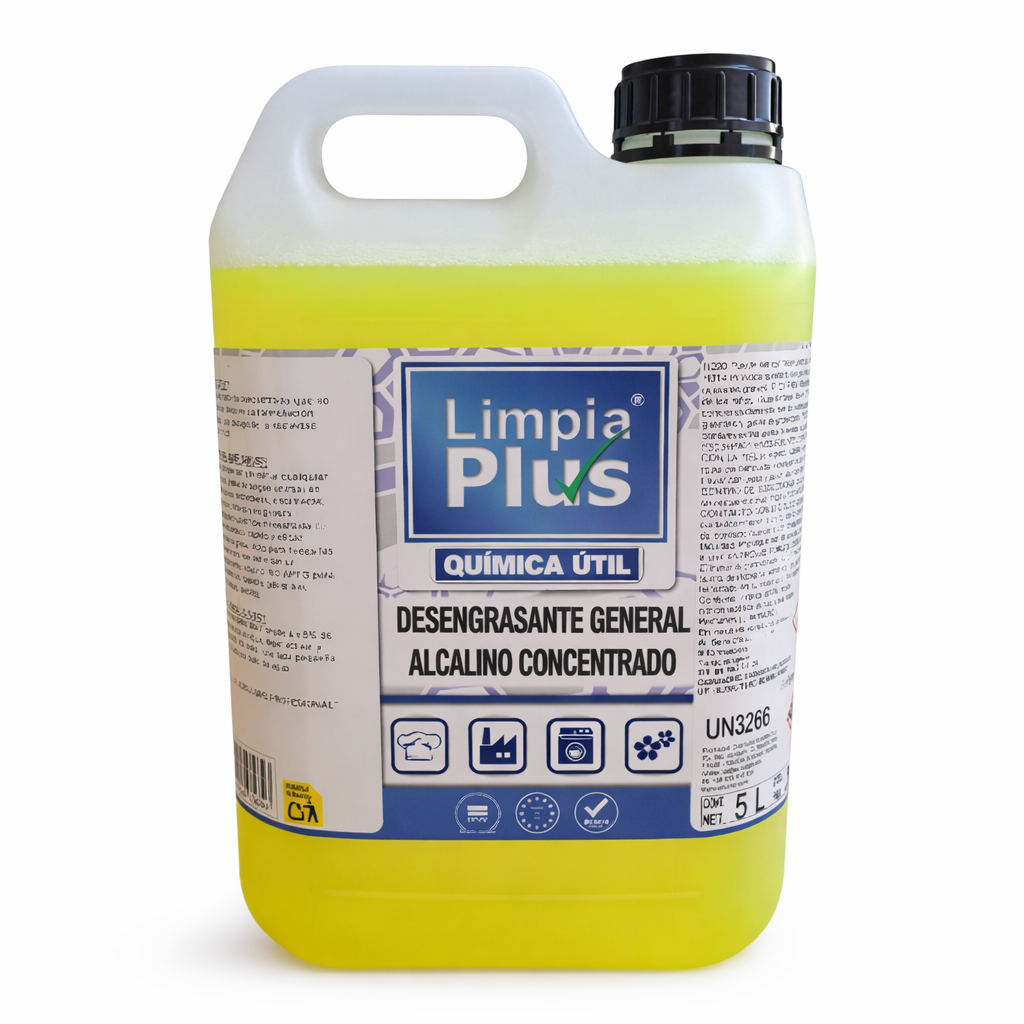 Desengrasante concentrado profesional LimpiaPlus 5 litros