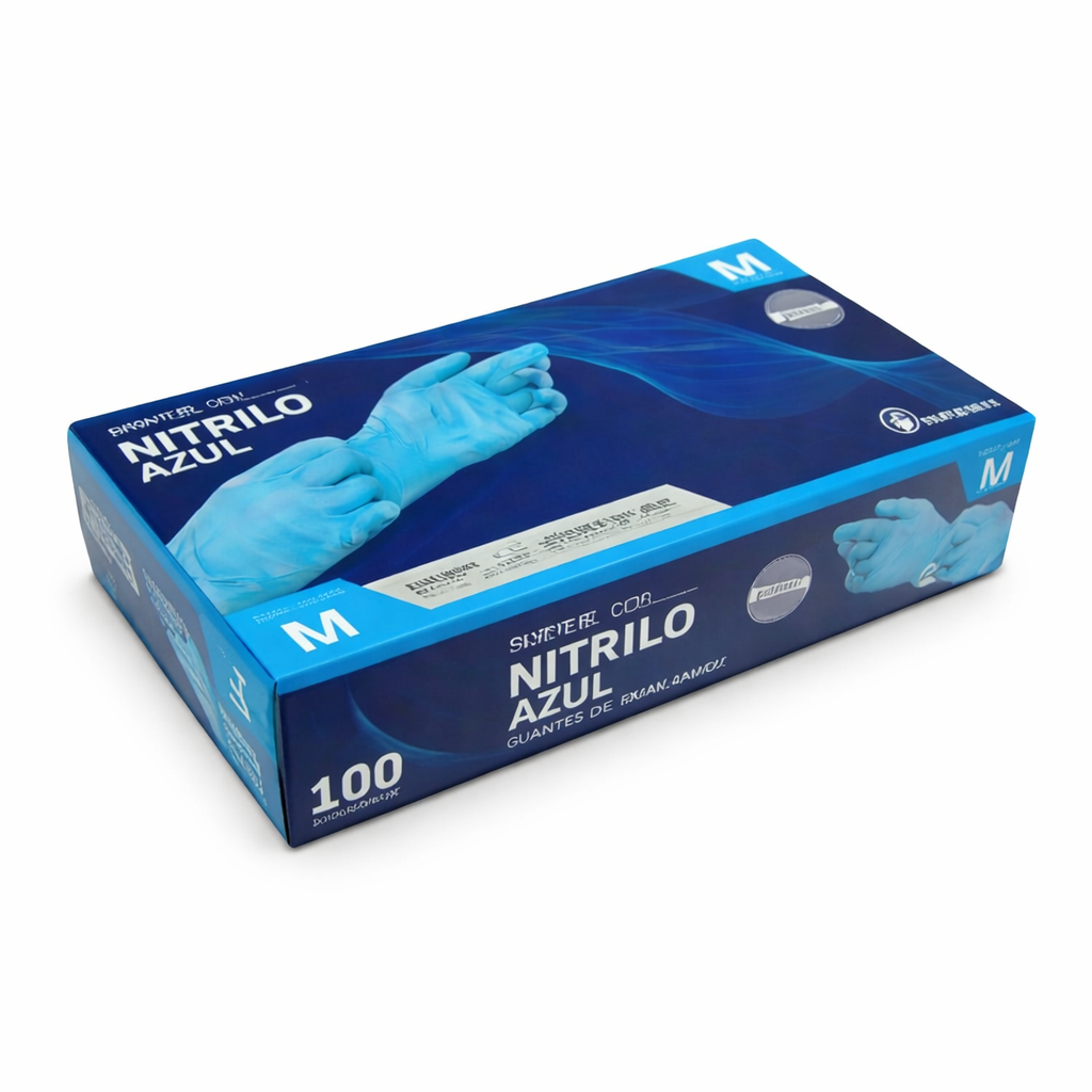 guantes desechables nitrilo
